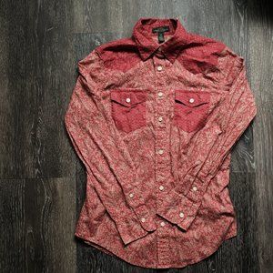 Cute WESTERN Button Down